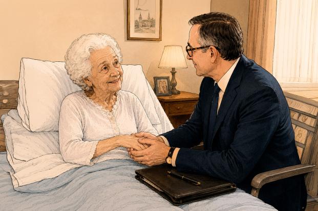 L’ultima stretta di mano